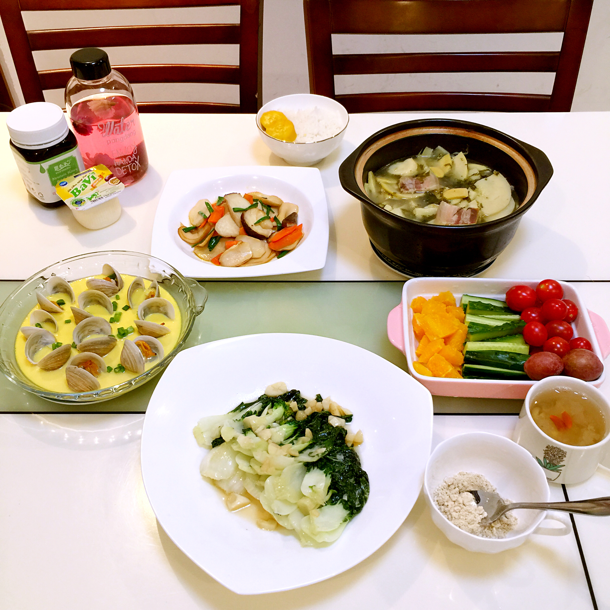 蒜蓉奶白菜