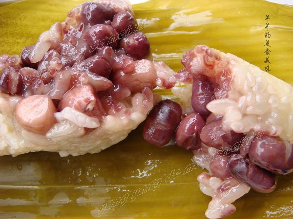 红豆粽子的做法