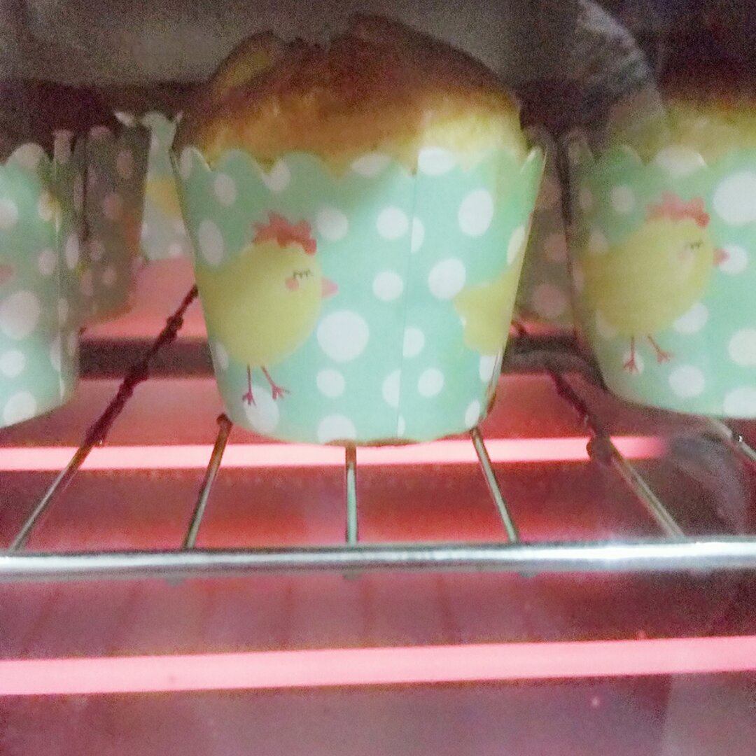 椰蓉棉花纸杯蛋糕