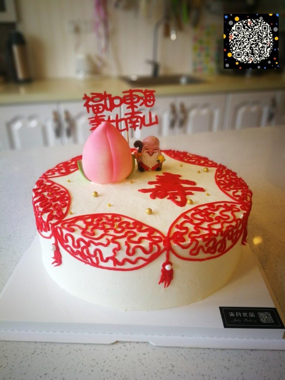 中国风祝寿蛋糕