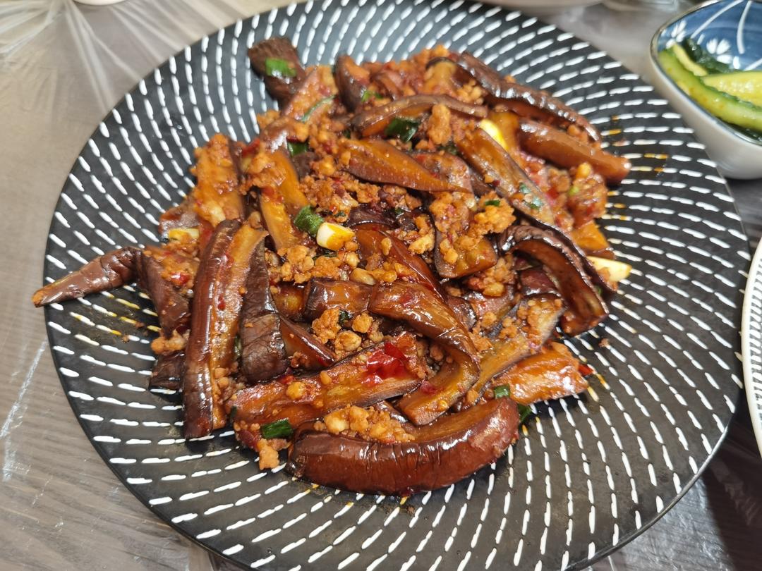 鱼香茄子煲 不用油炸 不用盐腌