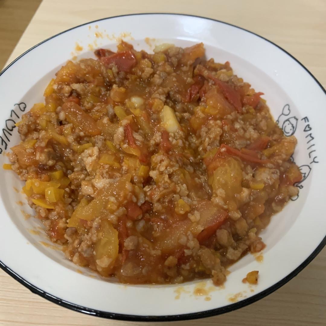 番茄肉末 （红三剁）