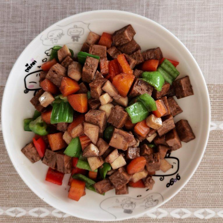 家常炒豆干