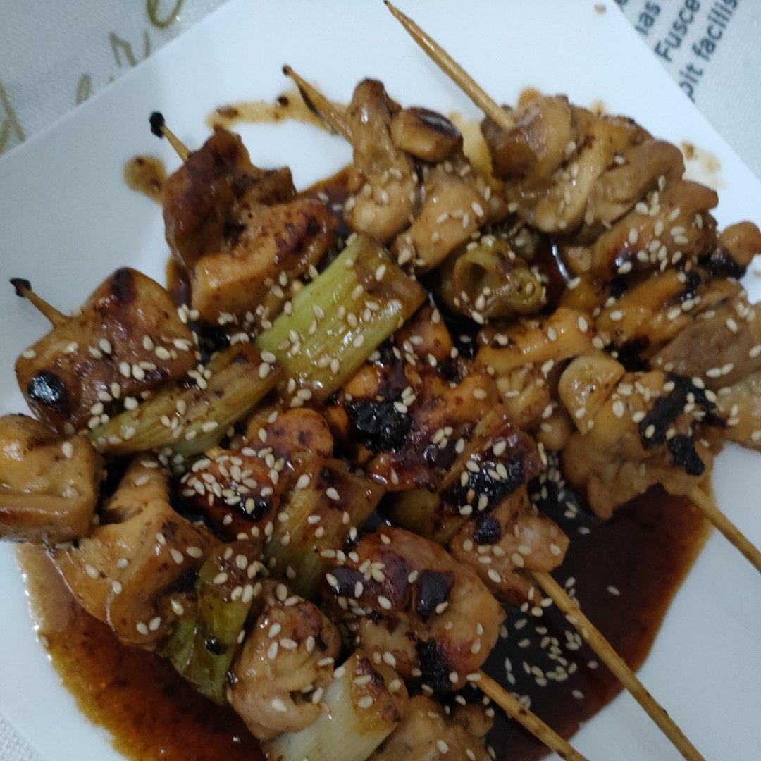 日剧里居酒屋必点菜，在家里做超级简单~和风鸡肉串