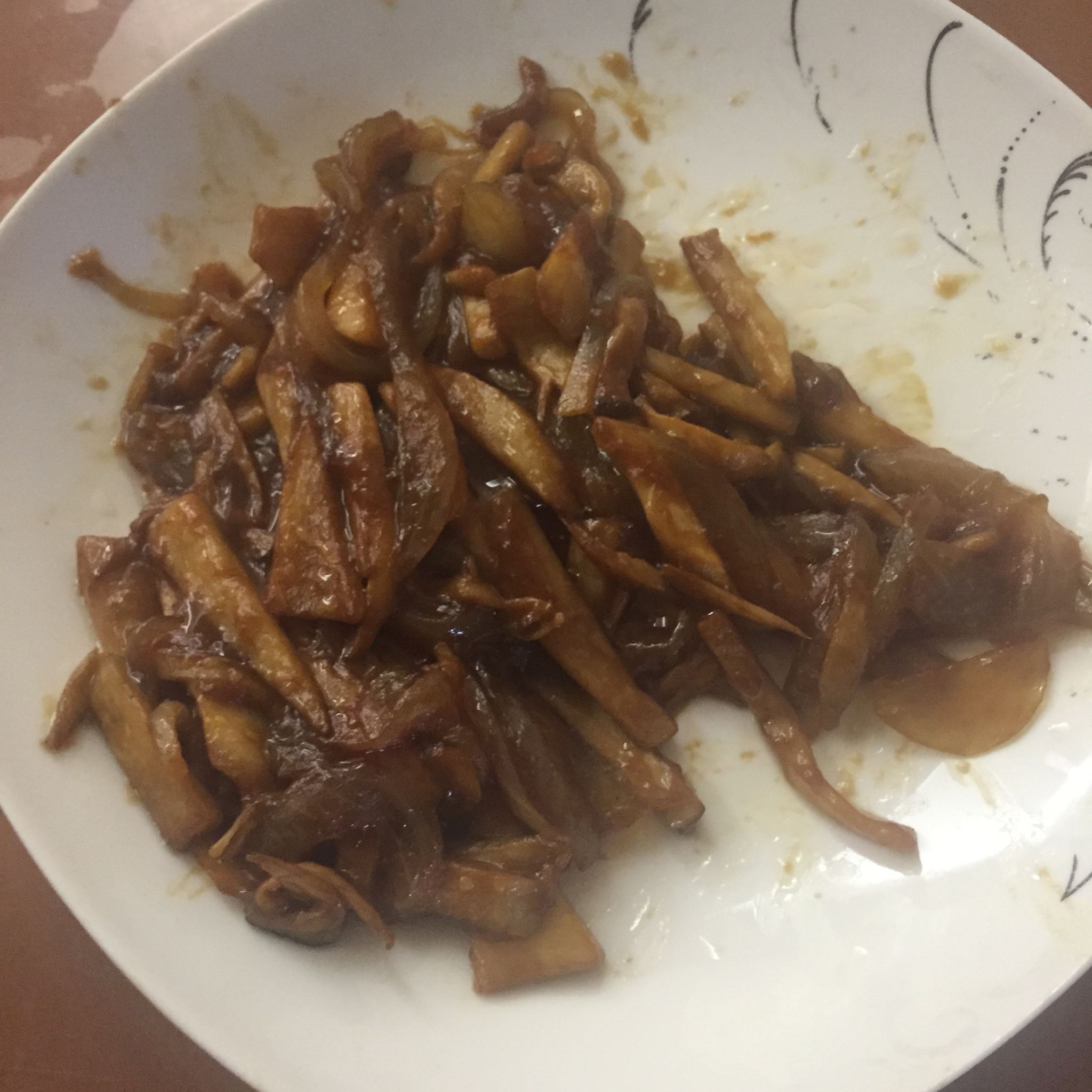 洋葱遇到杏鲍菇