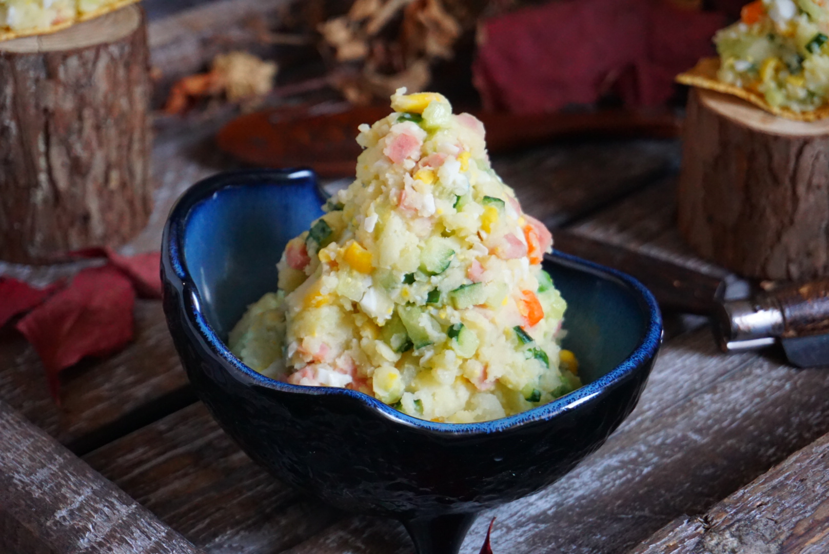 1分钟学会简单又好吃的日式土豆泥沙拉