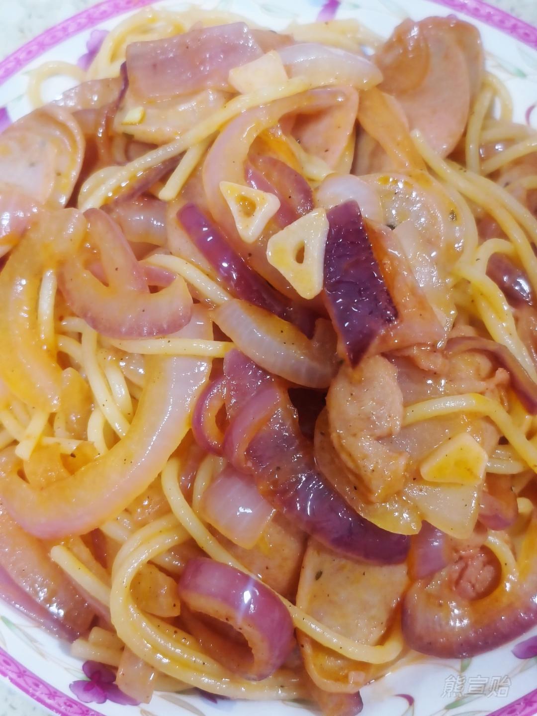 好吃到舔盘🔥那不勒斯风味意面