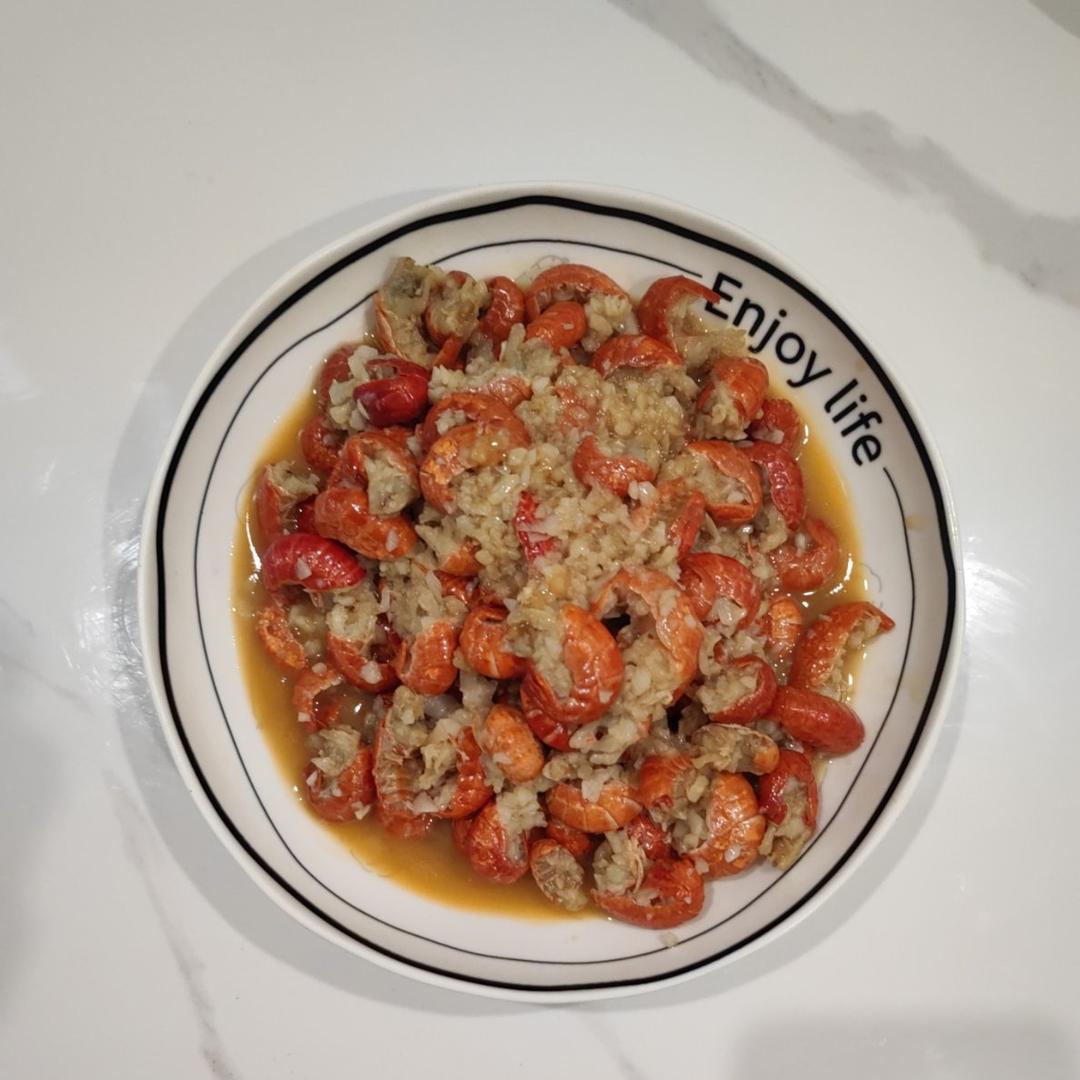 简简单单の蒜蓉炒虾尾🦐
