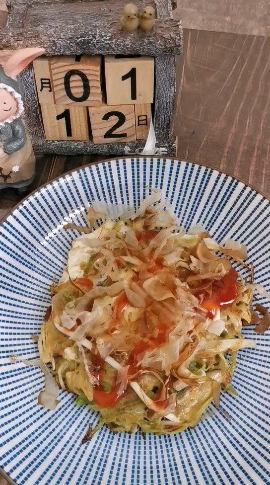 吃不胖的包菜抱蛋（日式家庭大阪烧抱蛋）减肥菜谱第一弹.营养美味.低碳水.降脂减肥.