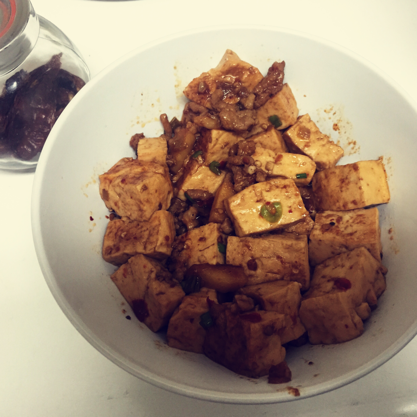 家常红烧肉末豆腐
