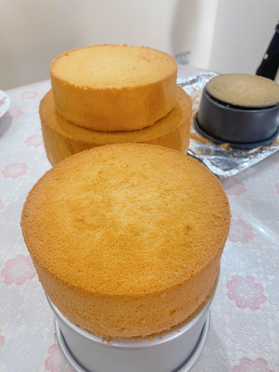 戚风蛋糕胚（白砂糖vs木糖醇糖版本）