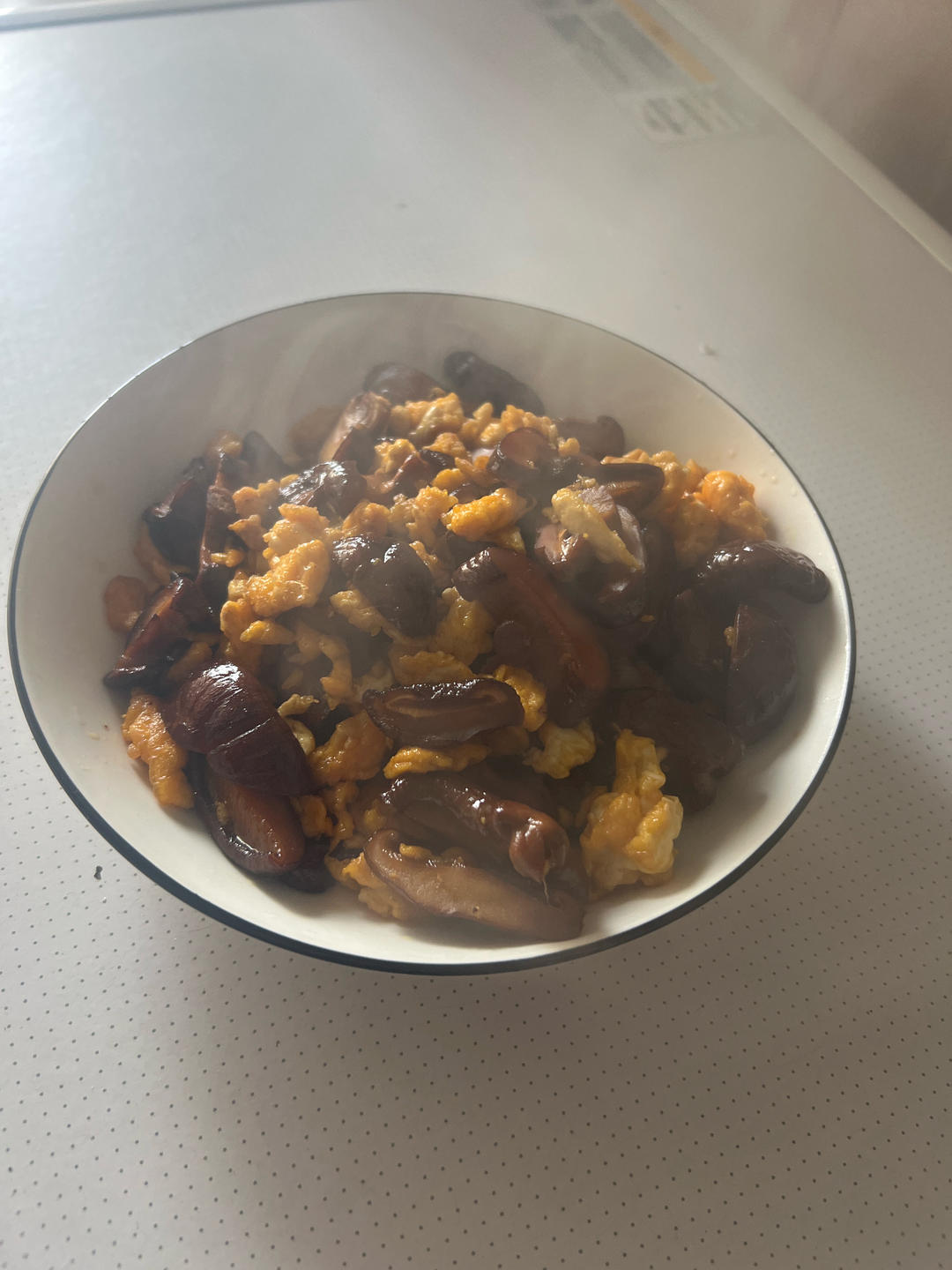 香菇炒鸡蛋
