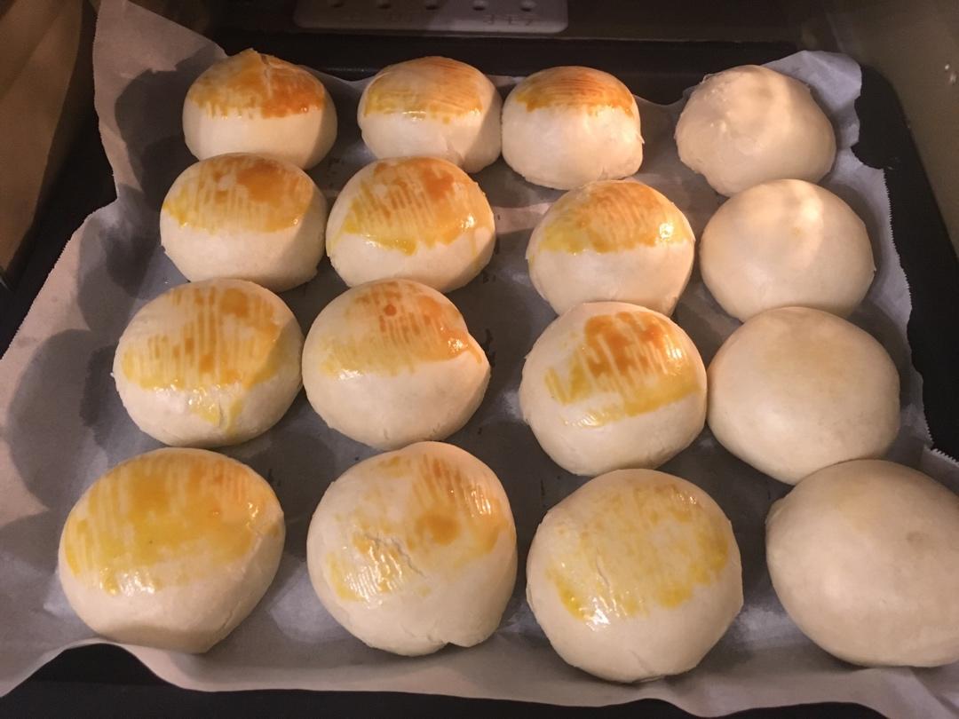 酥皮绿豆饼   酥得掉渣渣