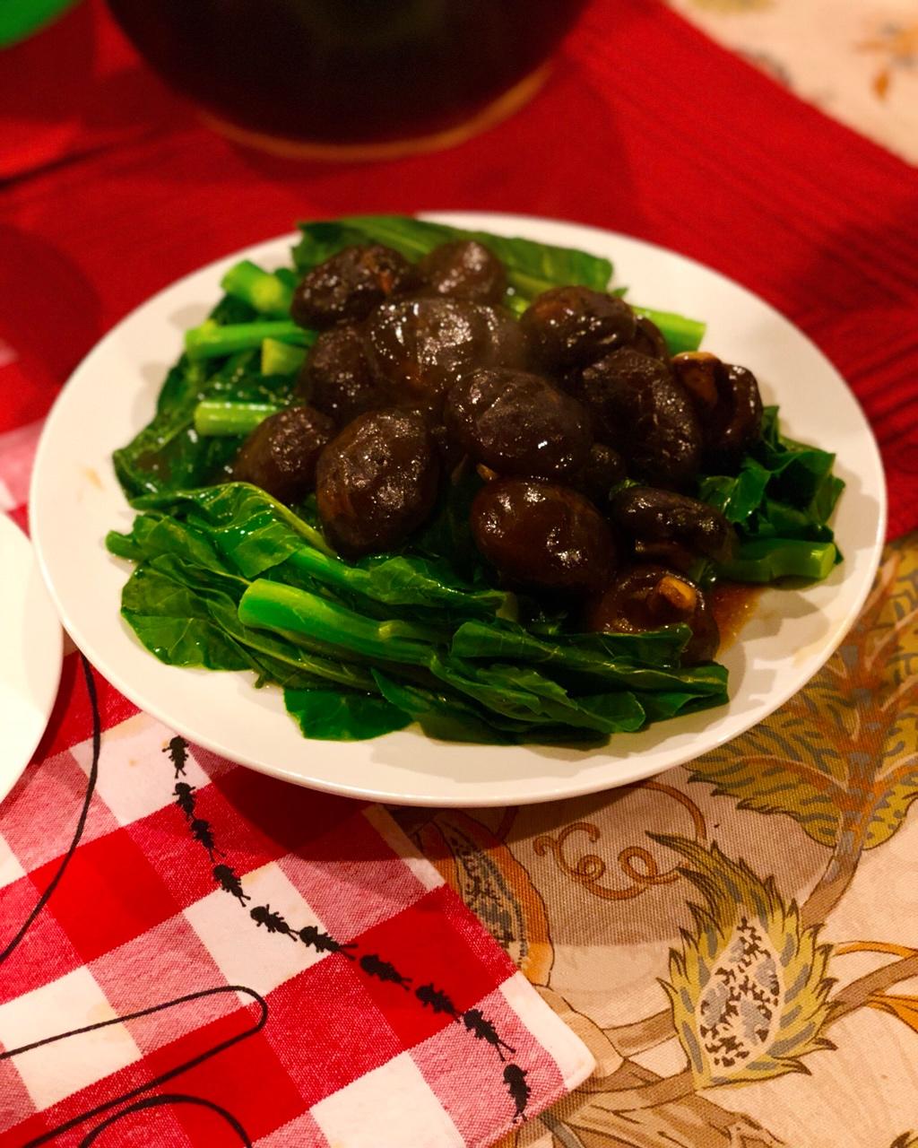 油焖花菇