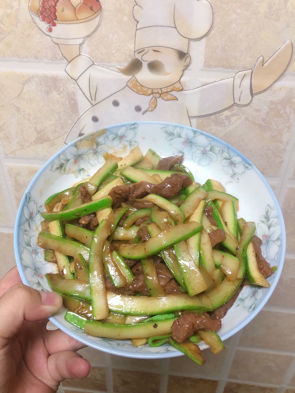 西葫芦炒肉