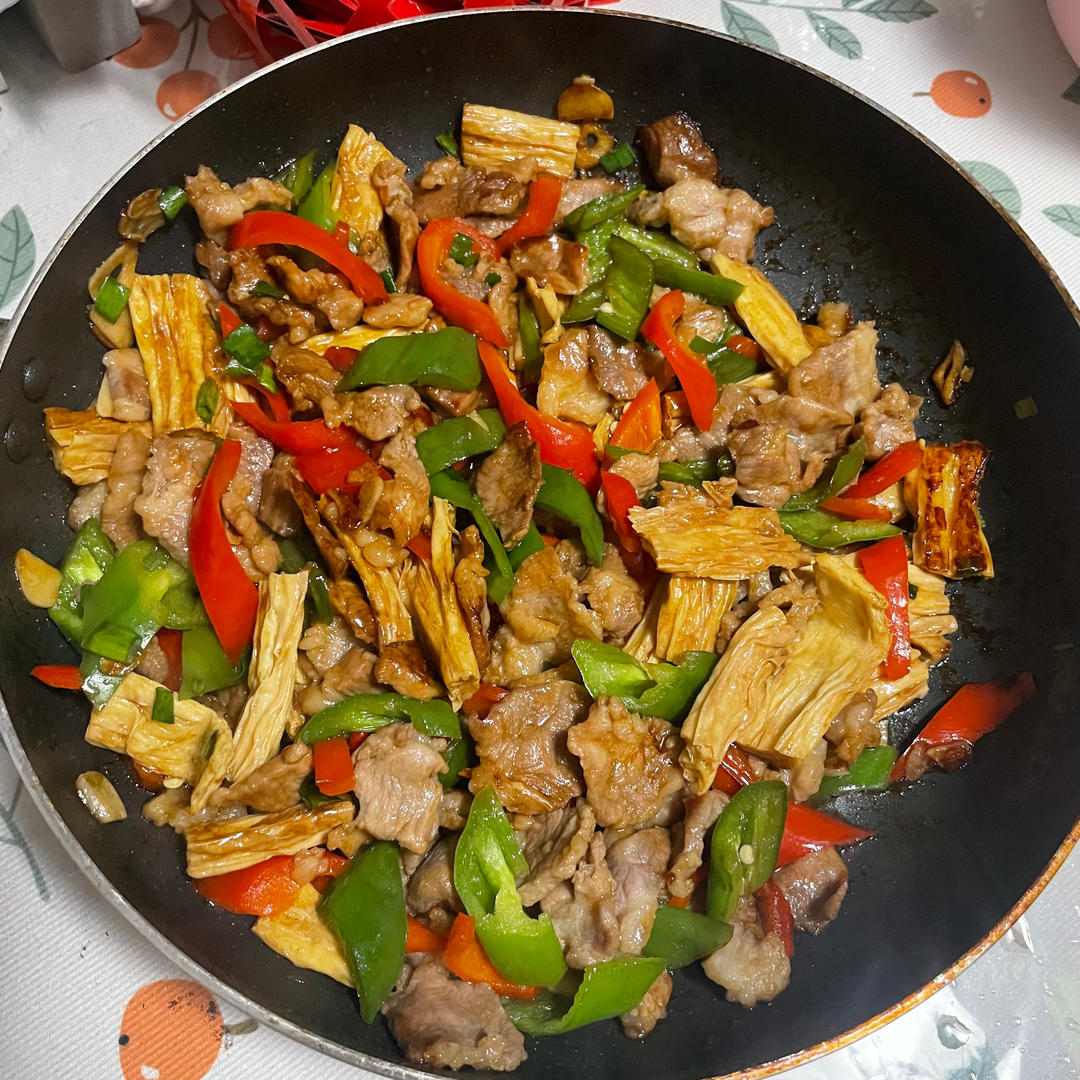 腐竹炒肉