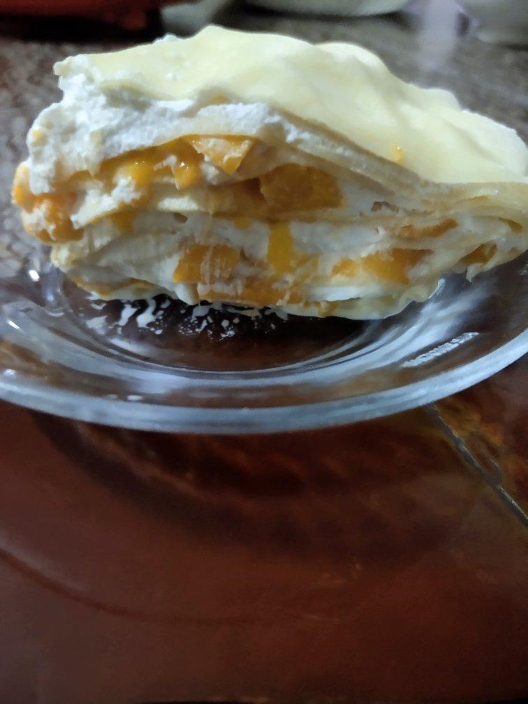 芒果千层蛋糕，100%成功告别煎皮无能