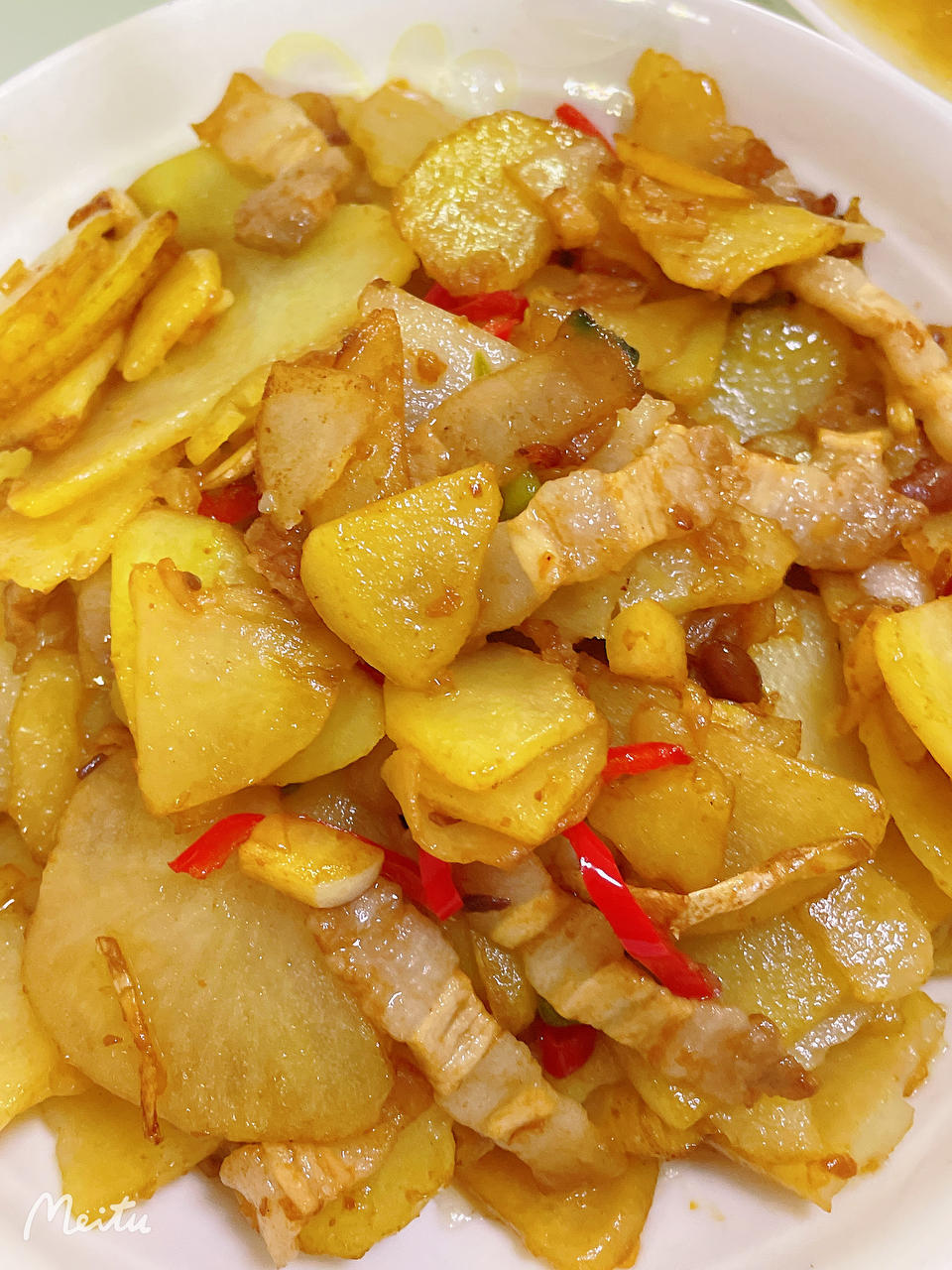 干锅土豆片