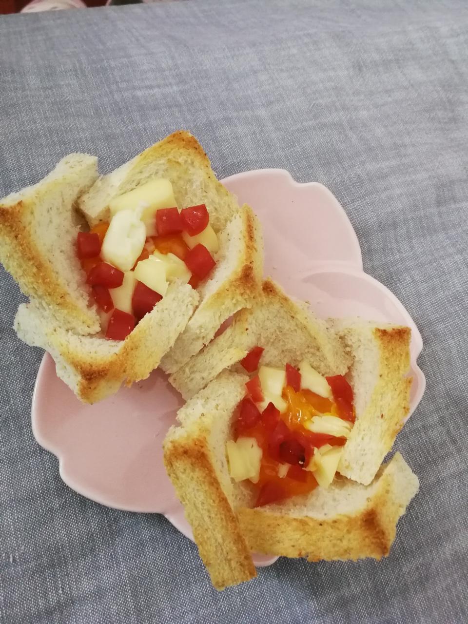 抹茶蜜豆吐司