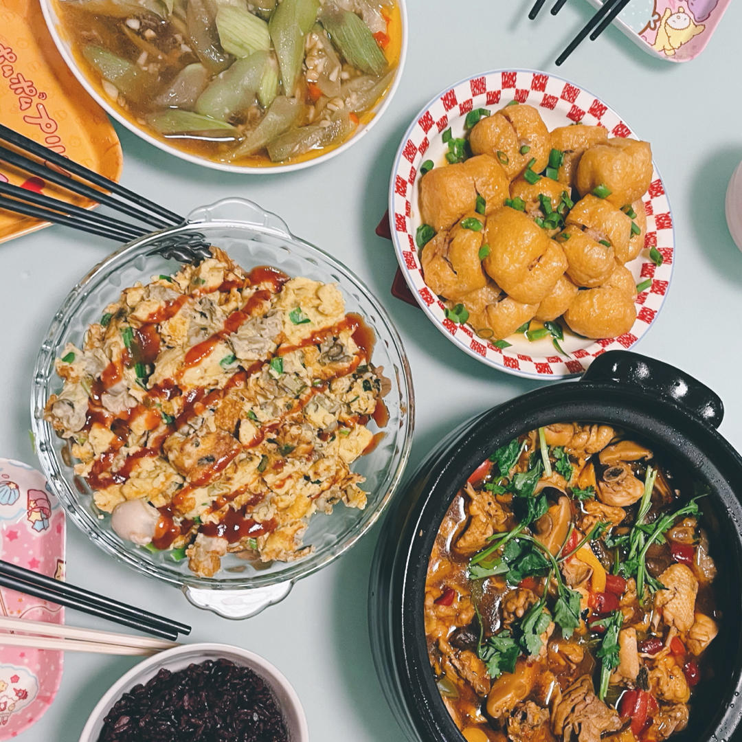 少油易操作的牡蛎鸡蛋饼