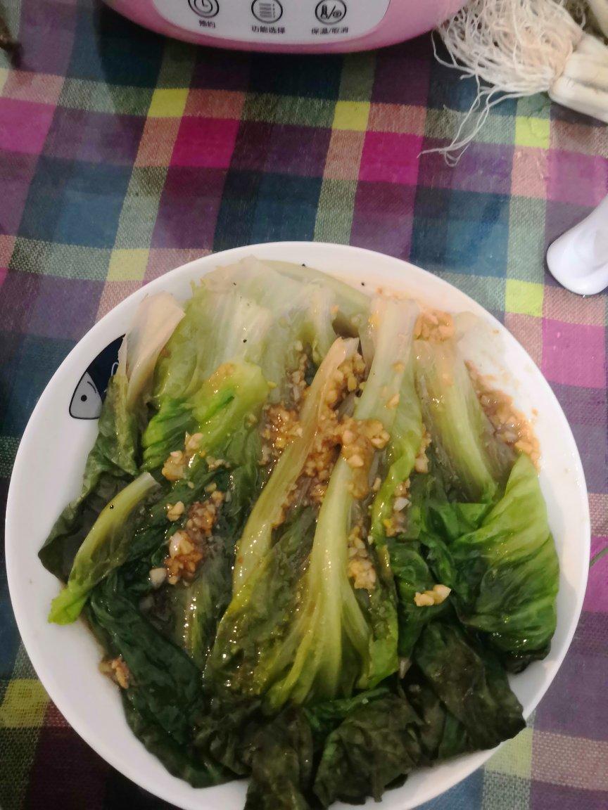 蚝油蒜泥生菜