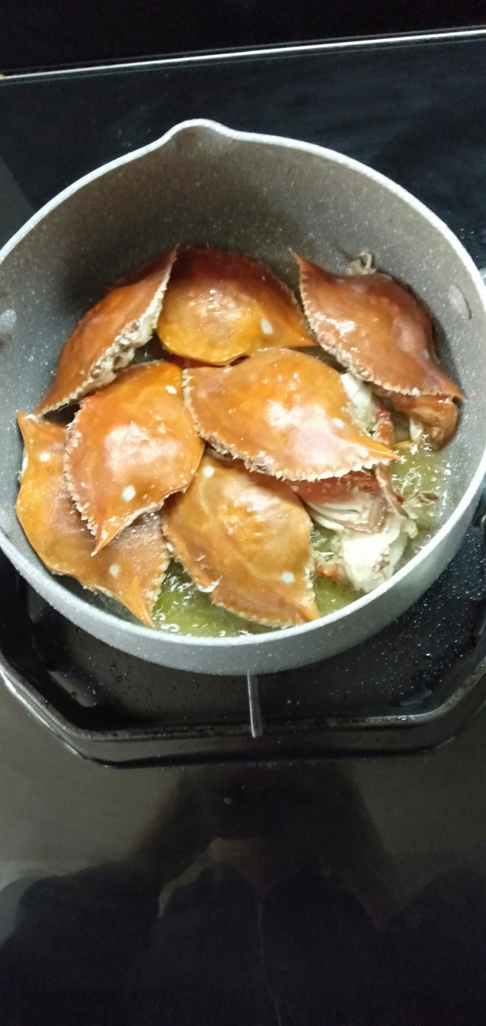 香辣蟹😚最爱红烧蟹的做法 步骤4