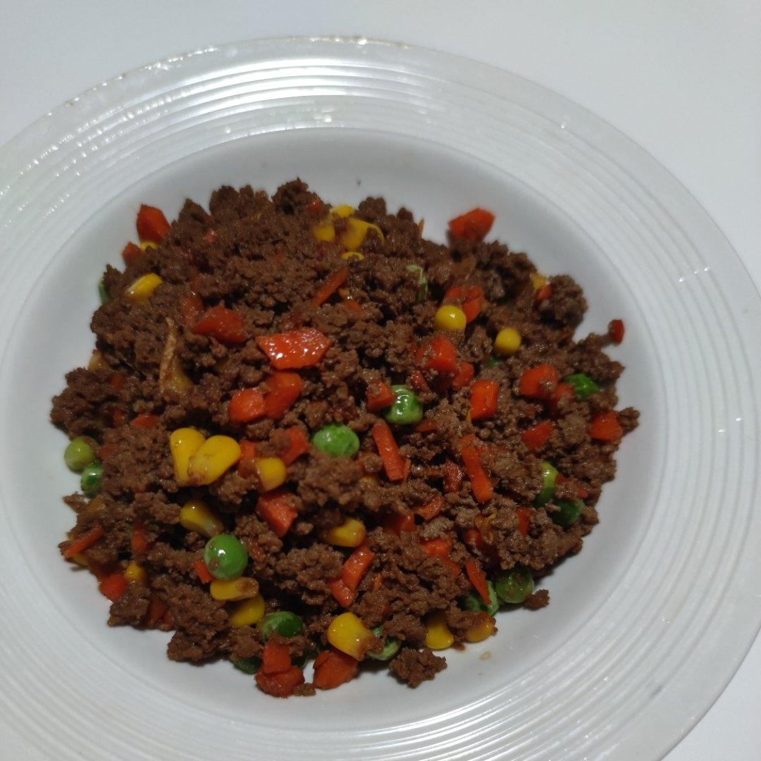 【15分钟快手菜】牛肉末炒杂蔬
