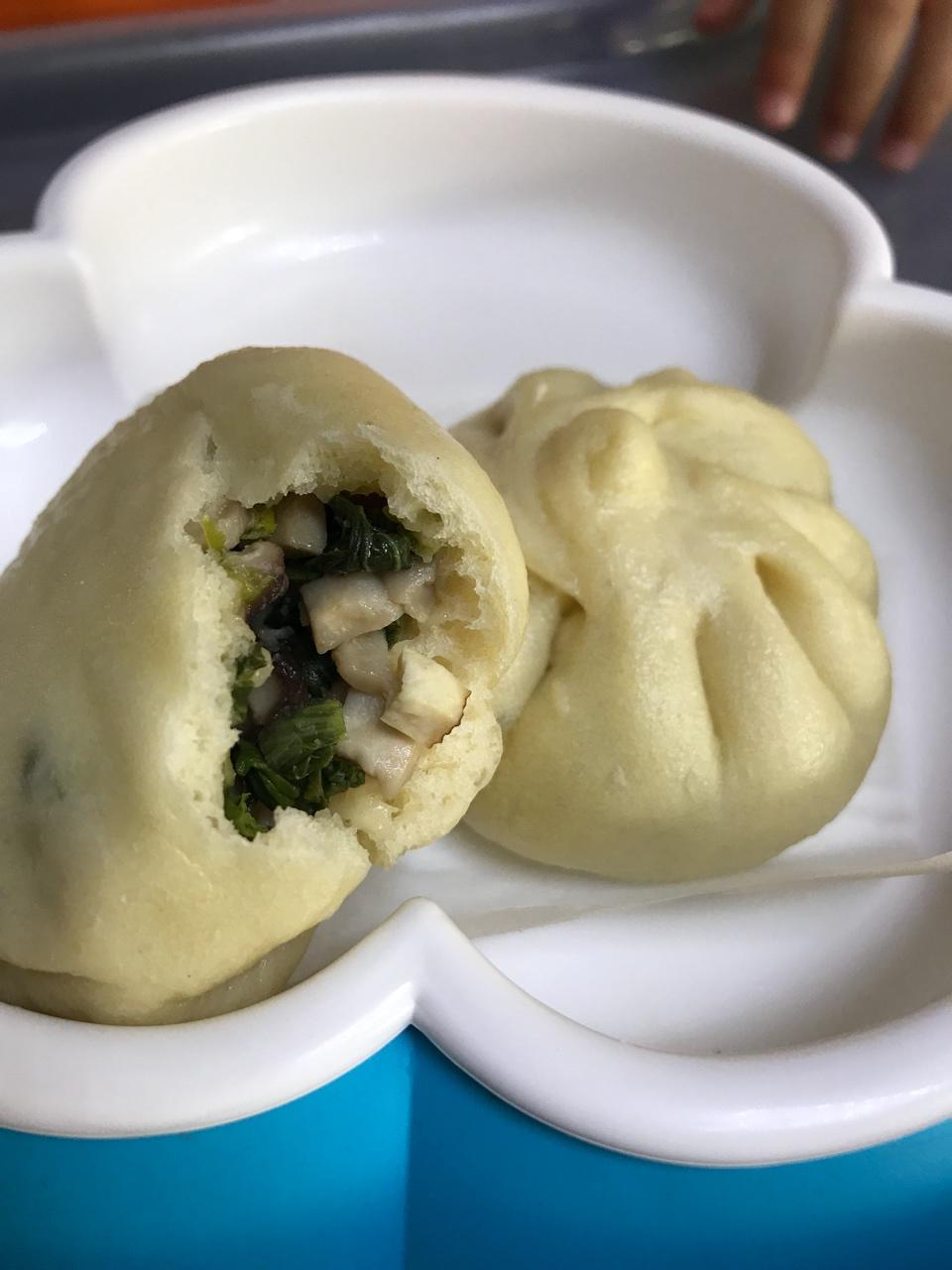 节省一半时间的大包子（另付翠绿菜包子，肉包子，腹黑包子食谱）