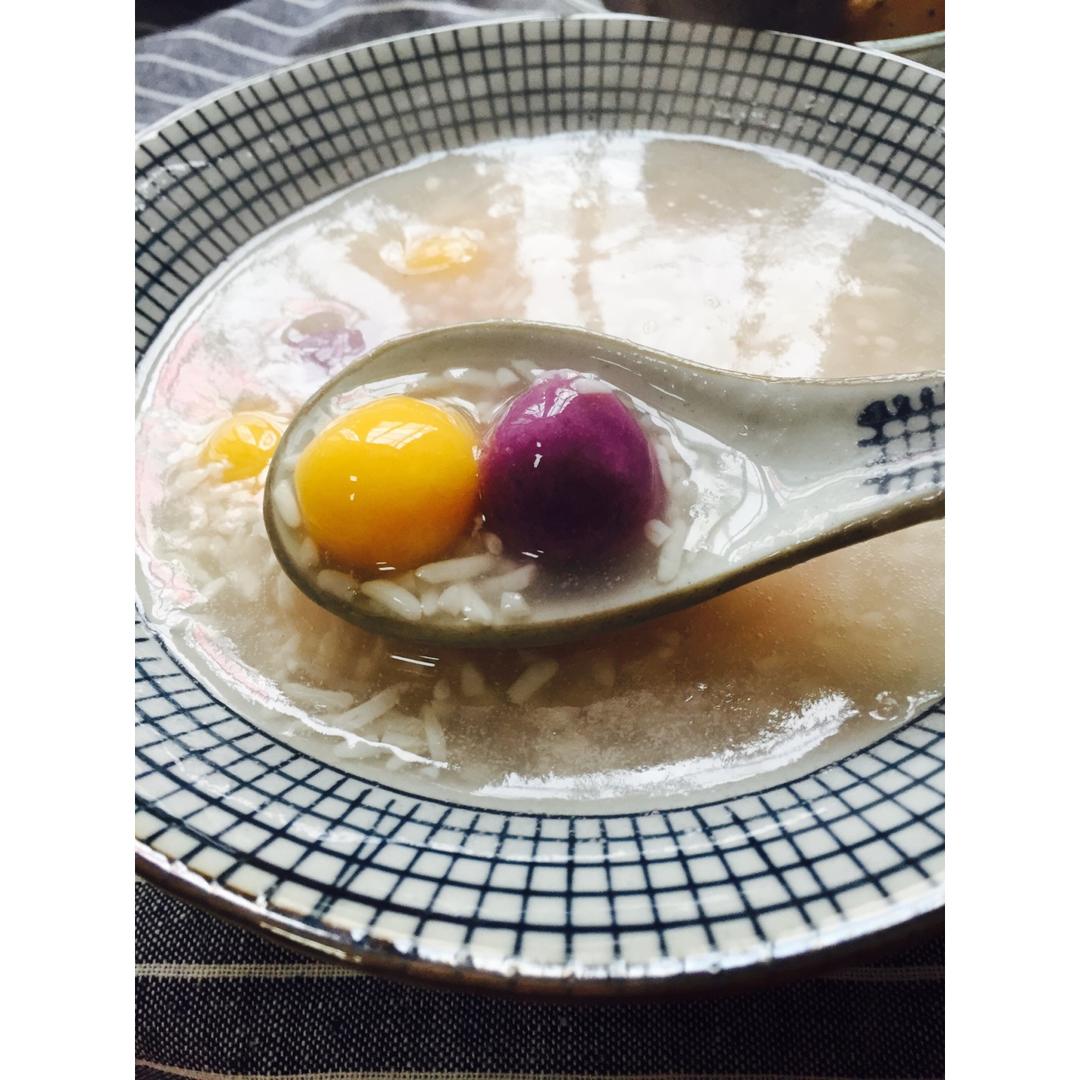 【幻彩小圆子】天然食材做彩色糯米丸