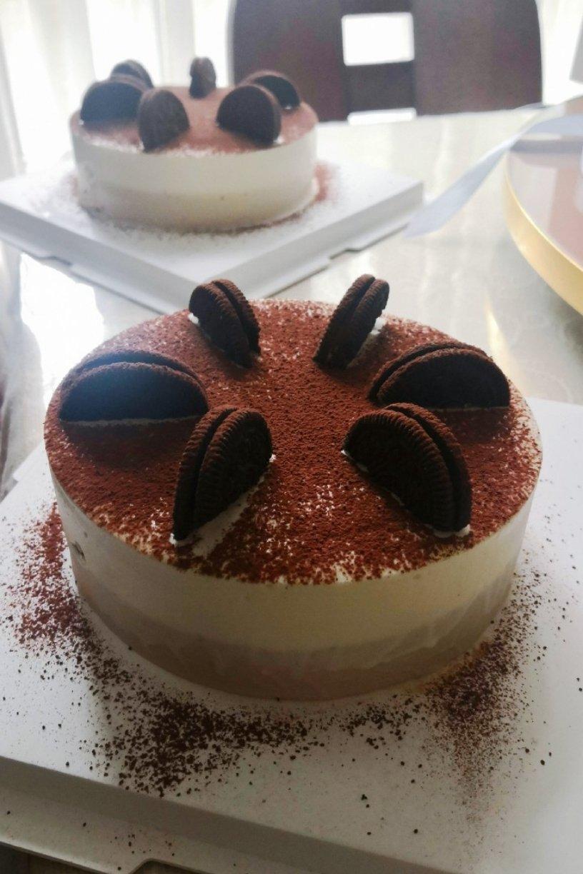 咖啡双层冻芝士蛋糕