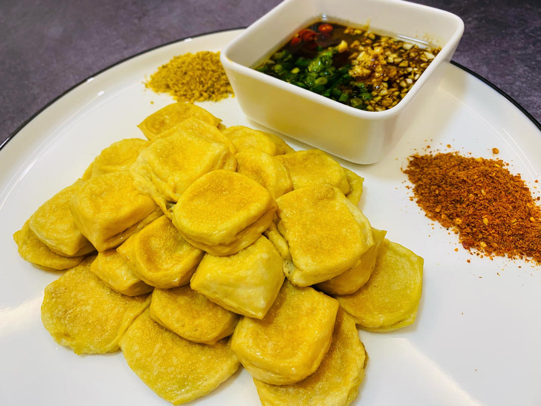 香煎云南石屏小豆腐