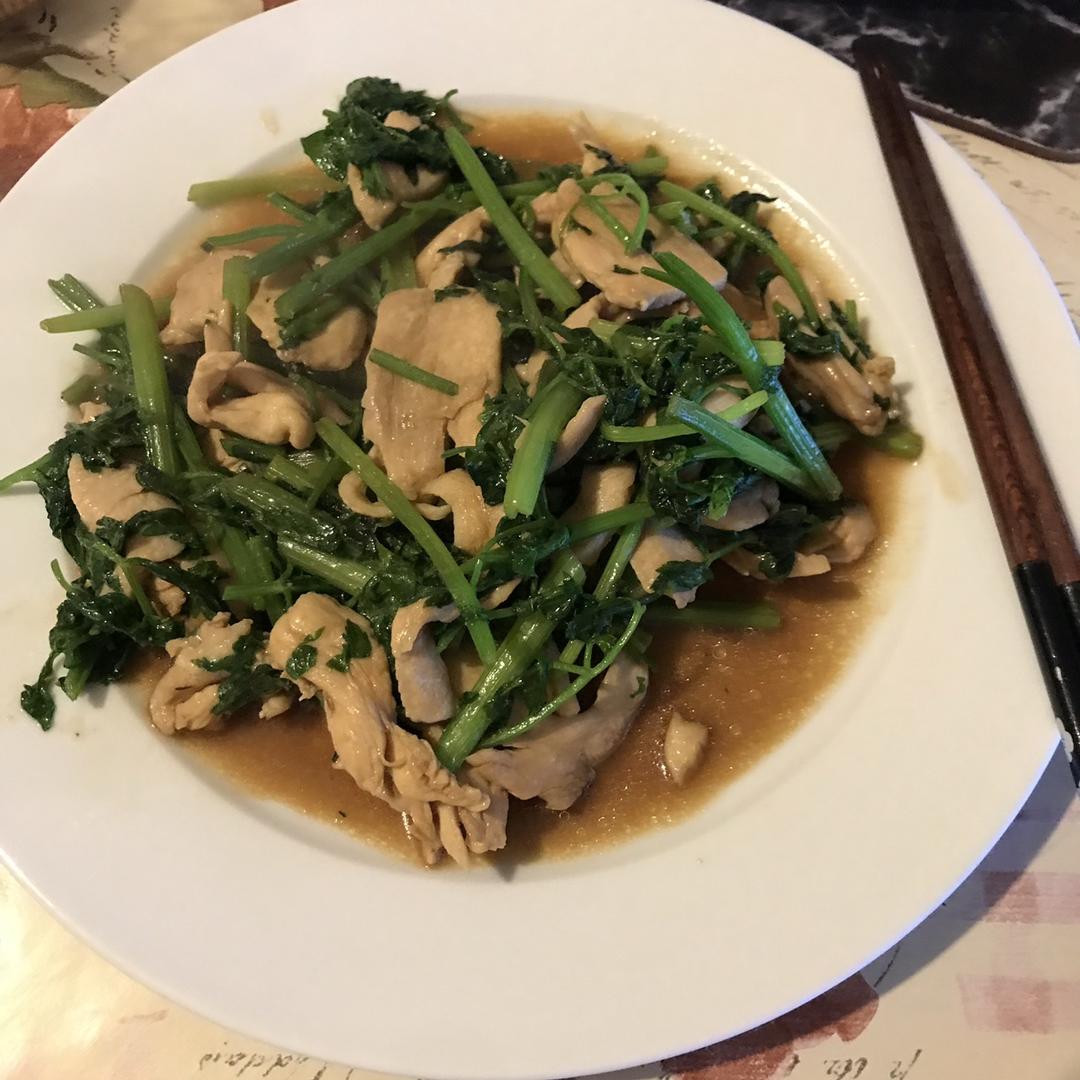 芹菜炒肉
