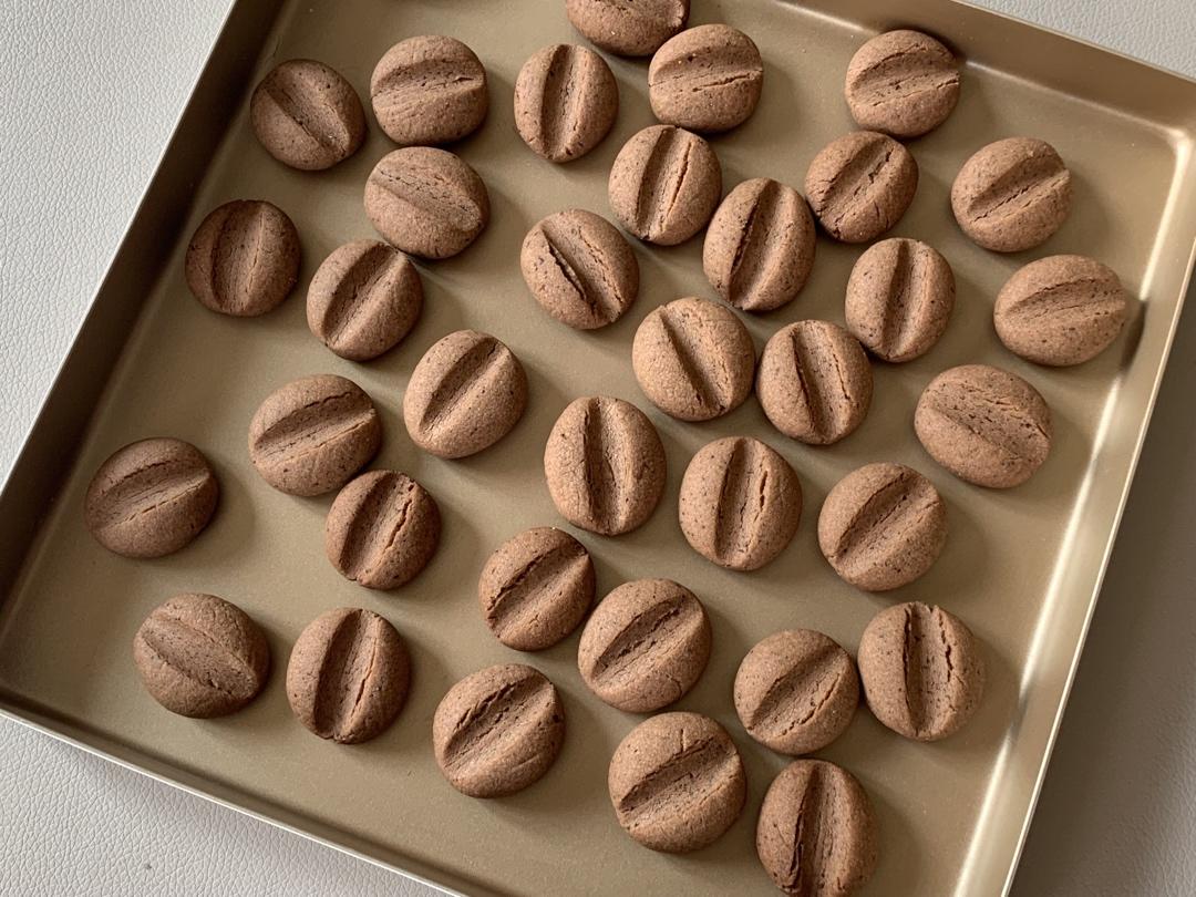 ㊙️萌化了‼️酥脆可口的咖啡豆饼干‼️一学就会