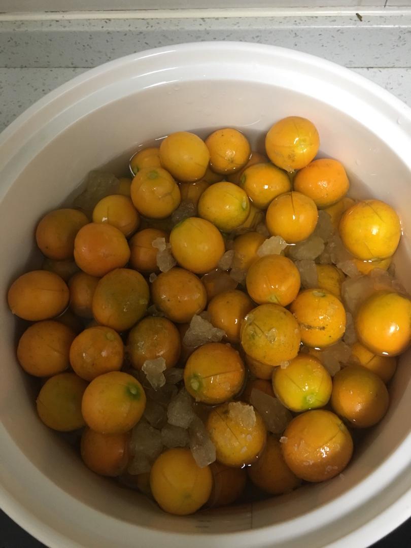 对孩子超级有效的止咳食物---冰糖金桔