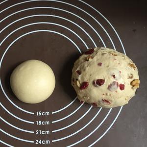 蔓越莓核桃软欧（轻松一次发酵）的做法 步骤3