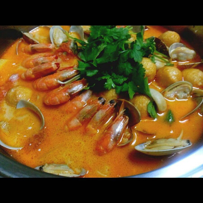 小贤厨房做的泰式冬阴功汤