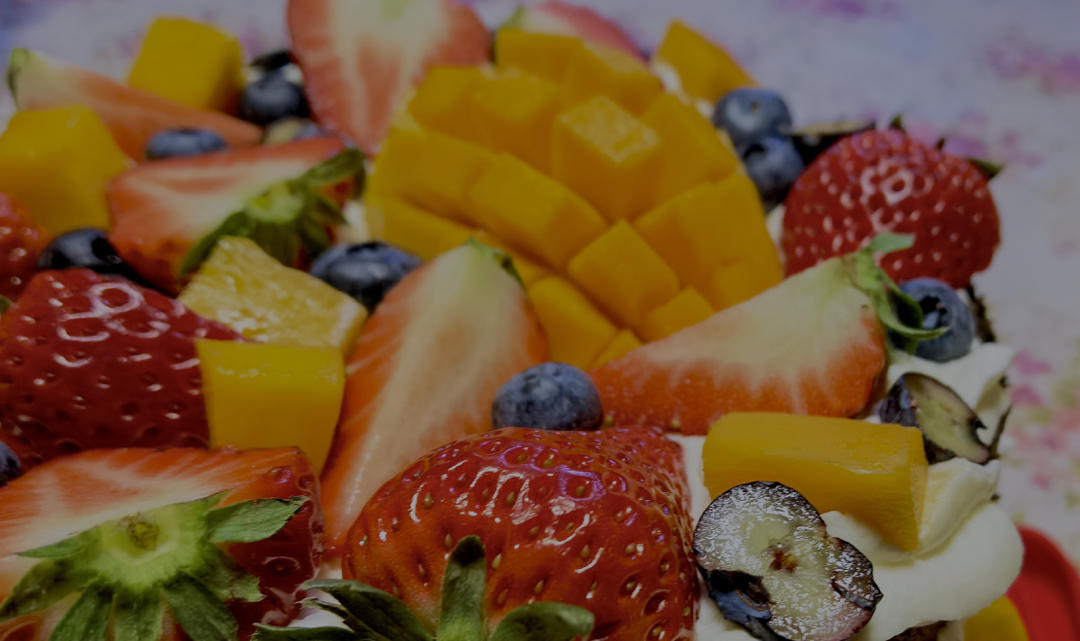 可可戚风水果裸蛋糕