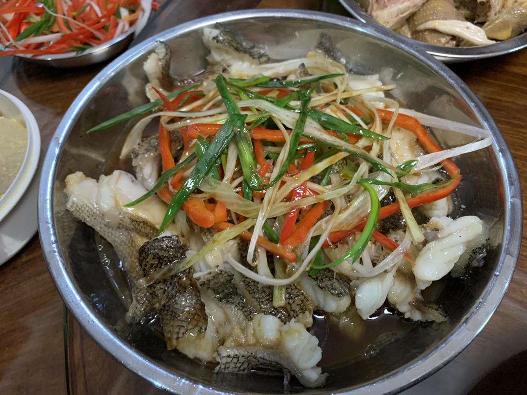 餐厅级别的清蒸石斑鱼