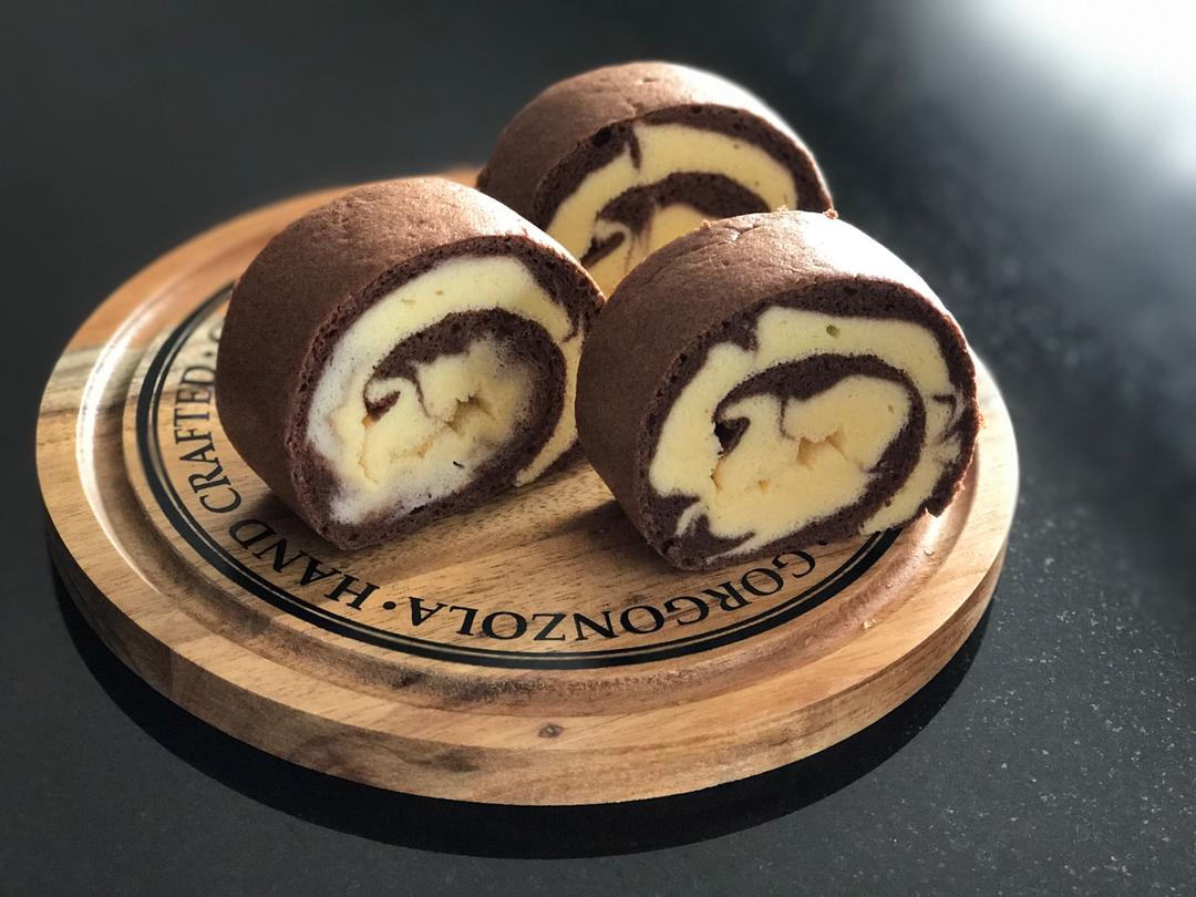 可可旋风蛋糕卷（视频）