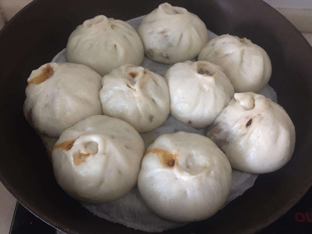 直接发酵法的白胖包子