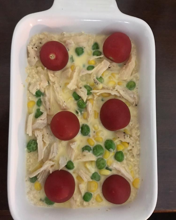 蔬菜烤燕麦（无油）