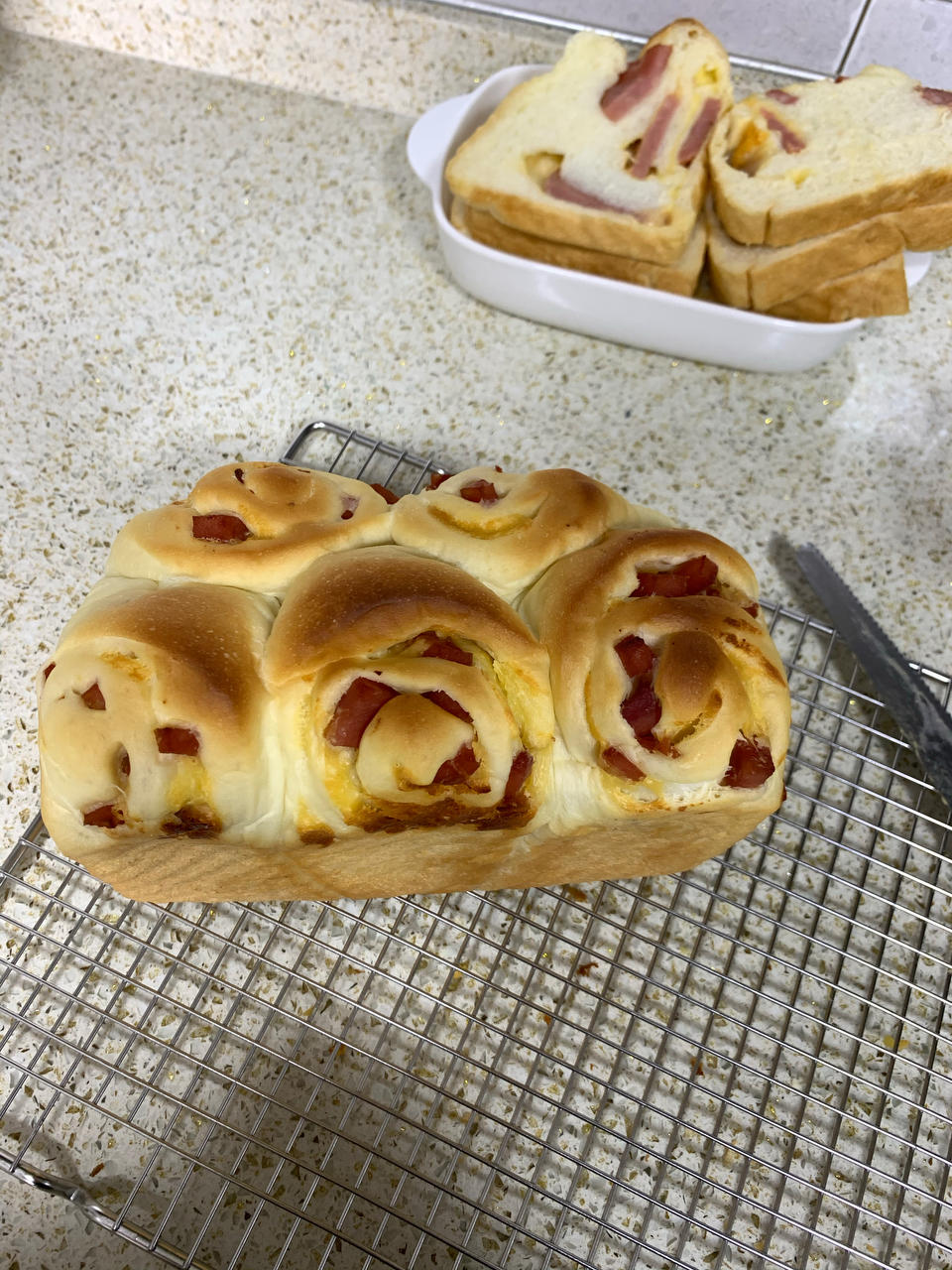 料多多系列之---火腿芝士吐司