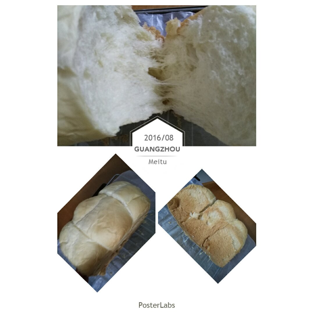 夺命软吐司(๑´ڡ`๑)超软拉丝极速方便的一次发酵吐司