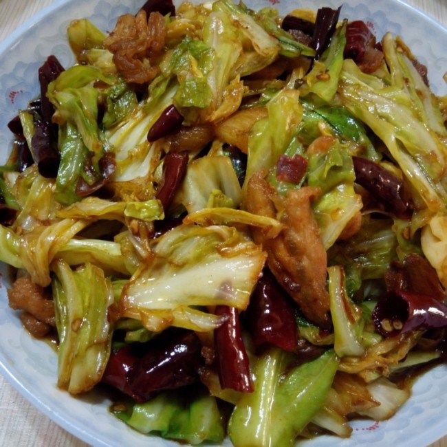 干锅手撕包菜