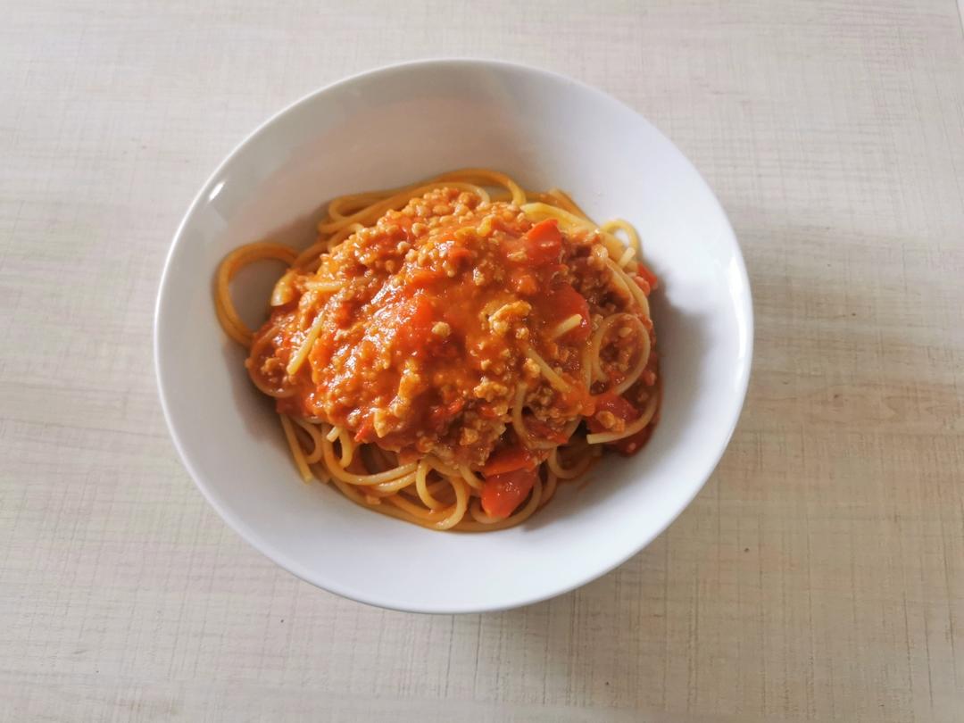 【番茄肉酱意面】