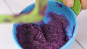 宝宝辅食 紫薯芋头混合泥的做法 步骤7