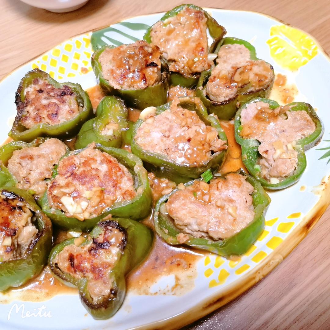 一口一个超过瘾——青椒酿肉