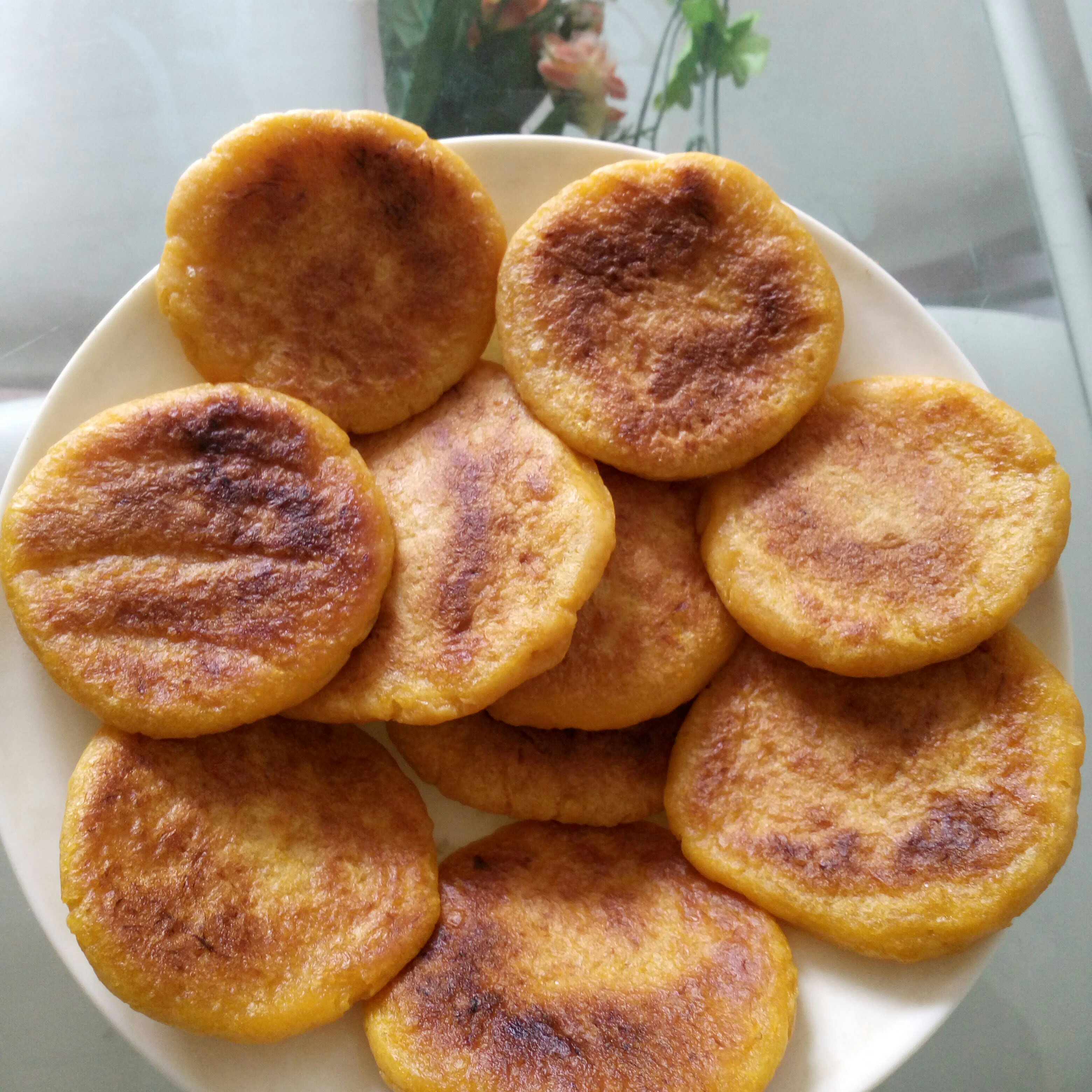 香煎南瓜饼