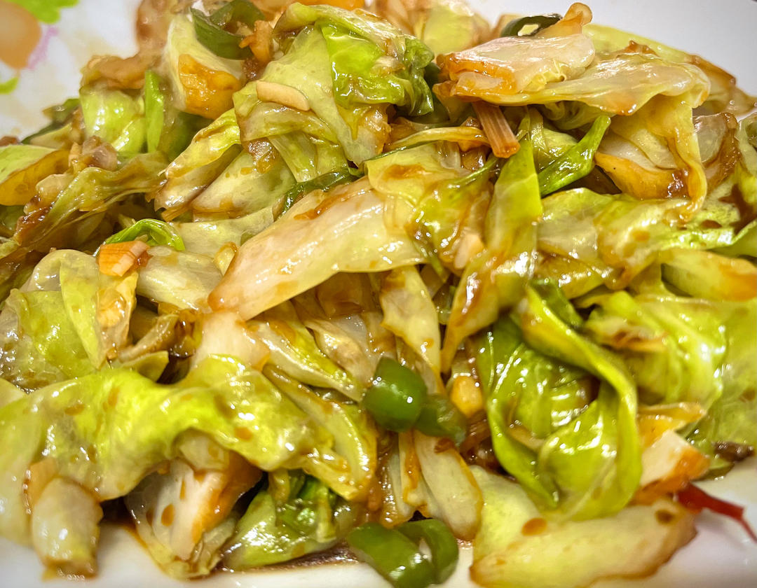🔥5分钟就可以搞定❗️香辣开胃手撕包菜