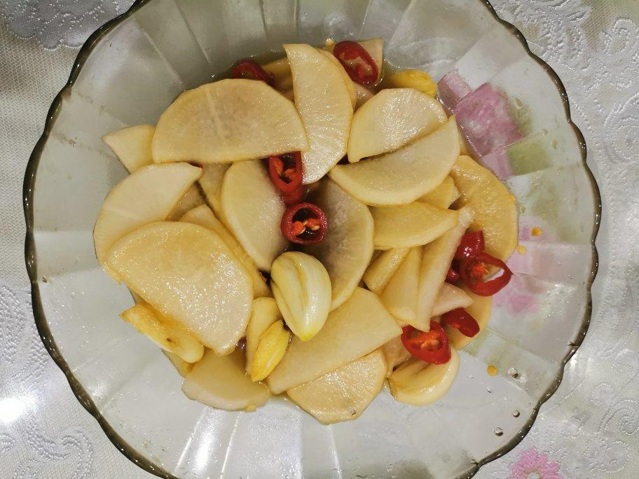 酸辣爽口的甜脆白萝卜